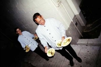 The servers start bringing out the first course