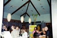 Gathering around the bidding tables