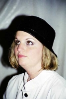 A staff member checks the skies