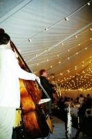 Bass Player keeps rythm