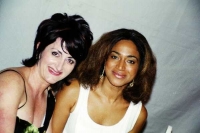 Two friendly ladies take a moment for the camera