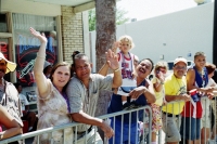 Couples & families wave hello