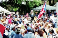 Crowds break into music