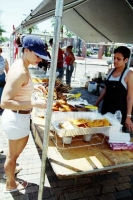 Latina buys some great food