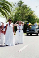 Latinas in Island Costumes